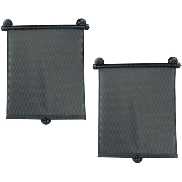 Altabebe Sonnenschutzrollo Doppelpack Schwarz 1 Altabebe Sonnenschutzrollo Doppelpack Schwarz
