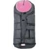 Altabebe Winterfußsack Mit 3M Füllung Dunkelgrau Rosa