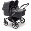 Bugaboo Zwillingswagen Donkey 5 Twin Complete Graphite/Stormy Blue