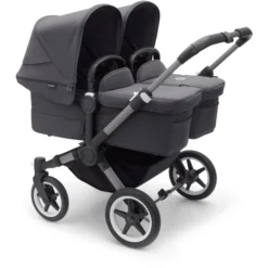 Bugaboo Zwillingswagen Donkey 5 Twin Complete Graphite/Stormy Blue