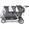CHILDHOME Regenschutz Für Sixseater Transparent