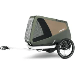 CROOZER Hundefahrradanhänger Dog Enna Moss Green
