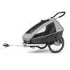 CROOZER Kinderfahrradanhänger Kid Keeke 1 Stone Grey