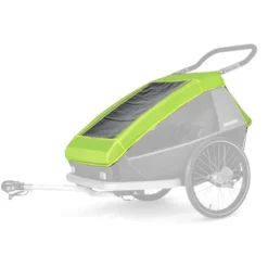 CROOZER Regenverdeck Lightning Yellow Für Kid Zweisitzer