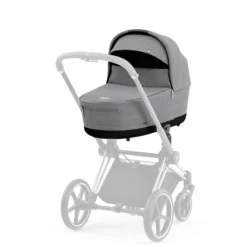 Cybex PLATINUM Kinderwagenaufsatz Für New Priam Und E-Priam Lux Carry Cot Manhattan Grey Plus