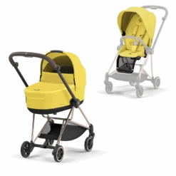 Cybex PLATINUM Kombikinderwagen New Mios Rosegold Mustard Yellow