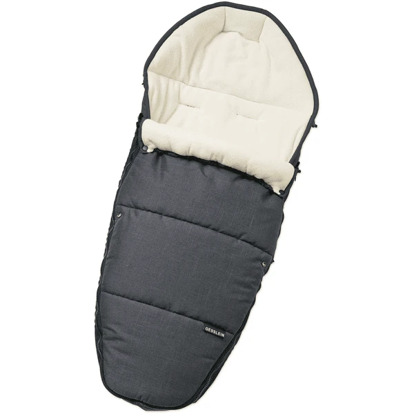 GESSLEIN Fußsack Sleepy, Marine Meliert 1 GESSLEIN Fußsack Sleepy, Marine Meliert