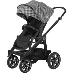 Hartan Kinderwagen Racer GTX Mit Handbremse Bellybutton Elegance (921) Gestellfarbe Schwarz