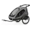 Hauck 2in1 Fahrradanhänger Und Buggy Dryk Duo Grau
