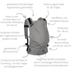 Hoppediz Babytrage Buckle Kos -Kinderwagen Verkäufe hoppediz babytrage buckle kos a404075 7