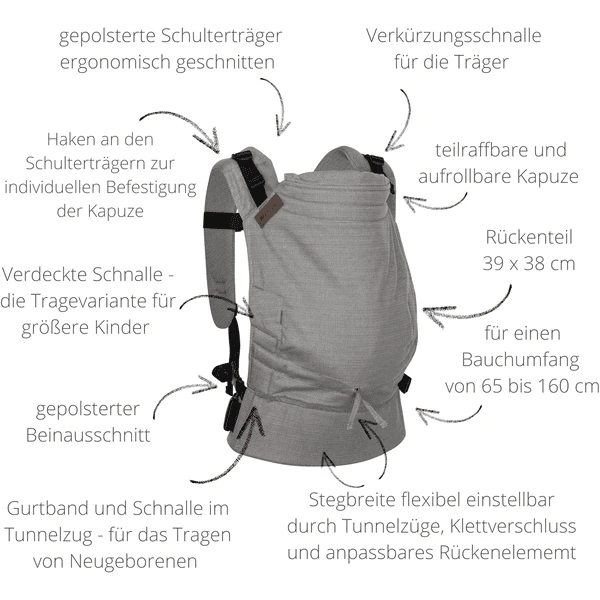 Hoppediz Babytrage Buckle Mallorca 7 Hoppediz Babytrage Buckle Mallorca – Bild 7