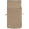 Jollein Fußsack Für Autositz Kinderwagen Gruppe 0+ 3/5 Pure Knit Biscuit