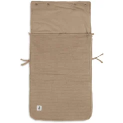 Jollein Fußsack Für Autositz Kinderwagen Gruppe 0+ 3/5 Pure Knit Biscuit