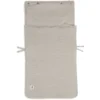 Jollein Fußsack Für Autositz Kinderwagen Gruppe 0+ 3/5 Pure Knit Nougat