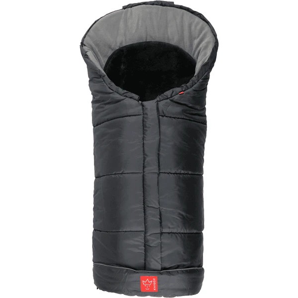 KAISER Fußsack SHEEPY Mit Lammfelleinlage Grau 1 KAISER Fußsack SHEEPY Mit Lammfelleinlage Grau