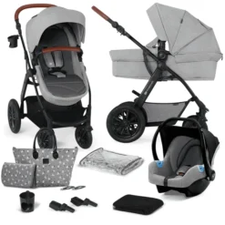 Kinderkraft Kombikinderwagen 3 In 1 XMOOV Light Gray
