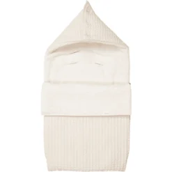 Koeka Fußsack 0+ 3 Punkte Plüsch Oslo Naturel/kiesel