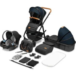 Lionelo Kombikinderwagen Amber 3 In 1 Blue Navy