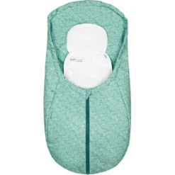 Odenwälder Fußsack Coolmax White Leaves Deep Forest