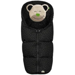 Odenwälder Fußsäckchen Mucki Fashion Little Snow Schwarz