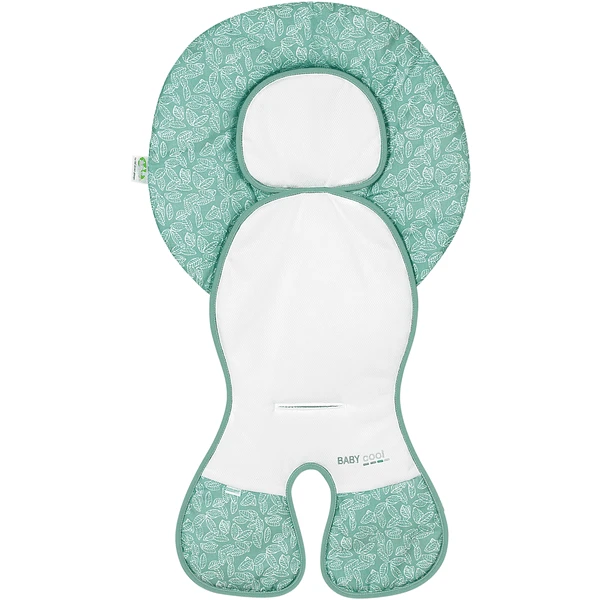 Odenwälder Schalensitz-Auflage Babycool White Leaves Deep Forest 1 Odenwälder Schalensitz-Auflage Babycool White Leaves Deep Forest