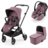 RECARO Kombikinderwagen Sadena Prime Pale Rose - Rahmenfarbe Black