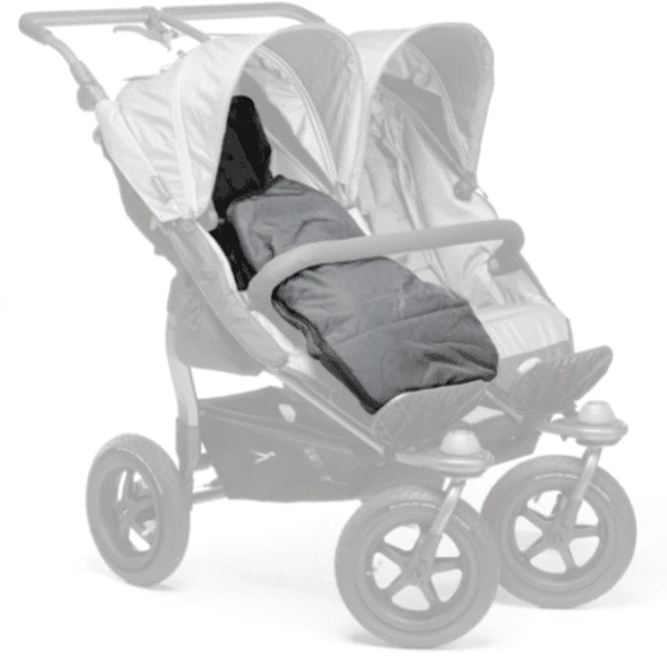 TFK Fußsack Cuddle - All Terrain Softshell Inkl. Wintercover Schwarz - Anthrazit 1 TFK Fußsack Cuddle - All Terrain Softshell Inkl. Wintercover Schwarz - Anthrazit