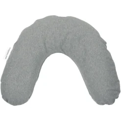 THERALINE Nackenkissen Mittel 100 X 21 Cm Inkl. Bezug Melange Mittelgrau Bambus Kollektion