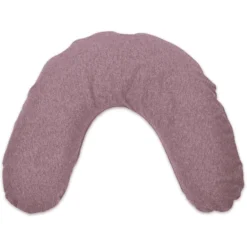 THERALINE Nackenkissen Mittel 100 X 21 Cm Inkl. Bezug Melange Rosenholz Bambus Kollektion